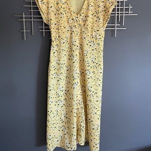 Hayden Los Angeles Floral Button Up Midi Dress